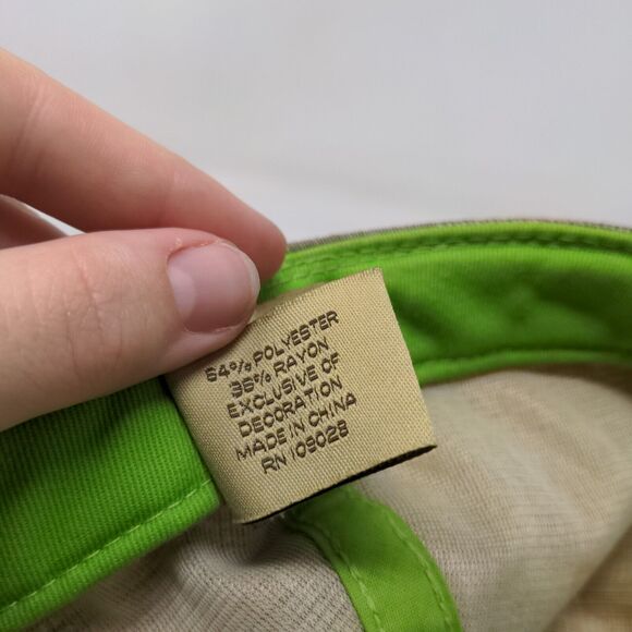 The Muppets Men's Fitted Hat Stretch Kermit the Frog Gray Plaid Poly Blend - Picture 10 of 10